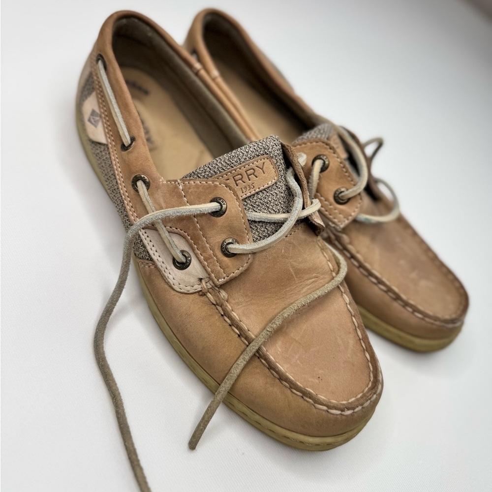 Sperry Women's Tan‎ Boat Shoes, Size 8.5